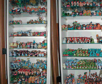 Ze sbírky paní Svobodové – Kinder .gurky čekající na svoji kompletaci.