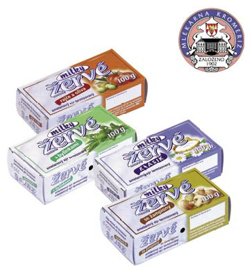 Krabi�ky �erv�, v�robce KROMILK Krom���