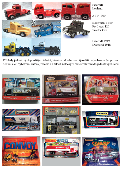 Kamiony matchbox