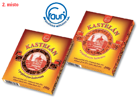 S�rov� etiketa roku - 2. m�sto Kastel�n