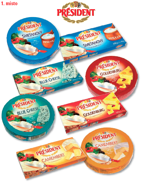 S�rov� etiketa roku - 2. m�sto President