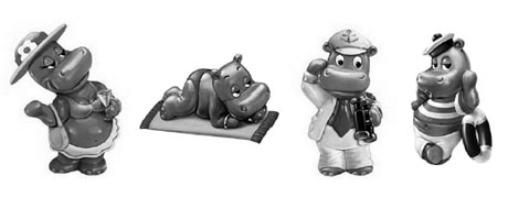 Klasick� �pevn� figurky b�valy zhruba v ka�d�m p�t�m vaj��ku