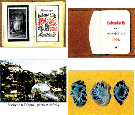 Uk�zky kalend���k� ze sb�rky pan� Zdeny Smetanov�