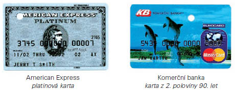 Uk�zka z pozoruhodn� sb�rky platebn�ch karet Du�ana J�lka