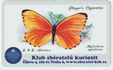 Série kartičkových kalendáříků 2022: Motýli