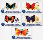 Série kartičkových kalendáříků 2022: Motýli