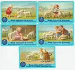 Série kartičkových kalendáříků 2024: Děti s ovečkami