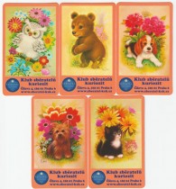 Série kartičkových kalendáříků 2024: Zvířátka